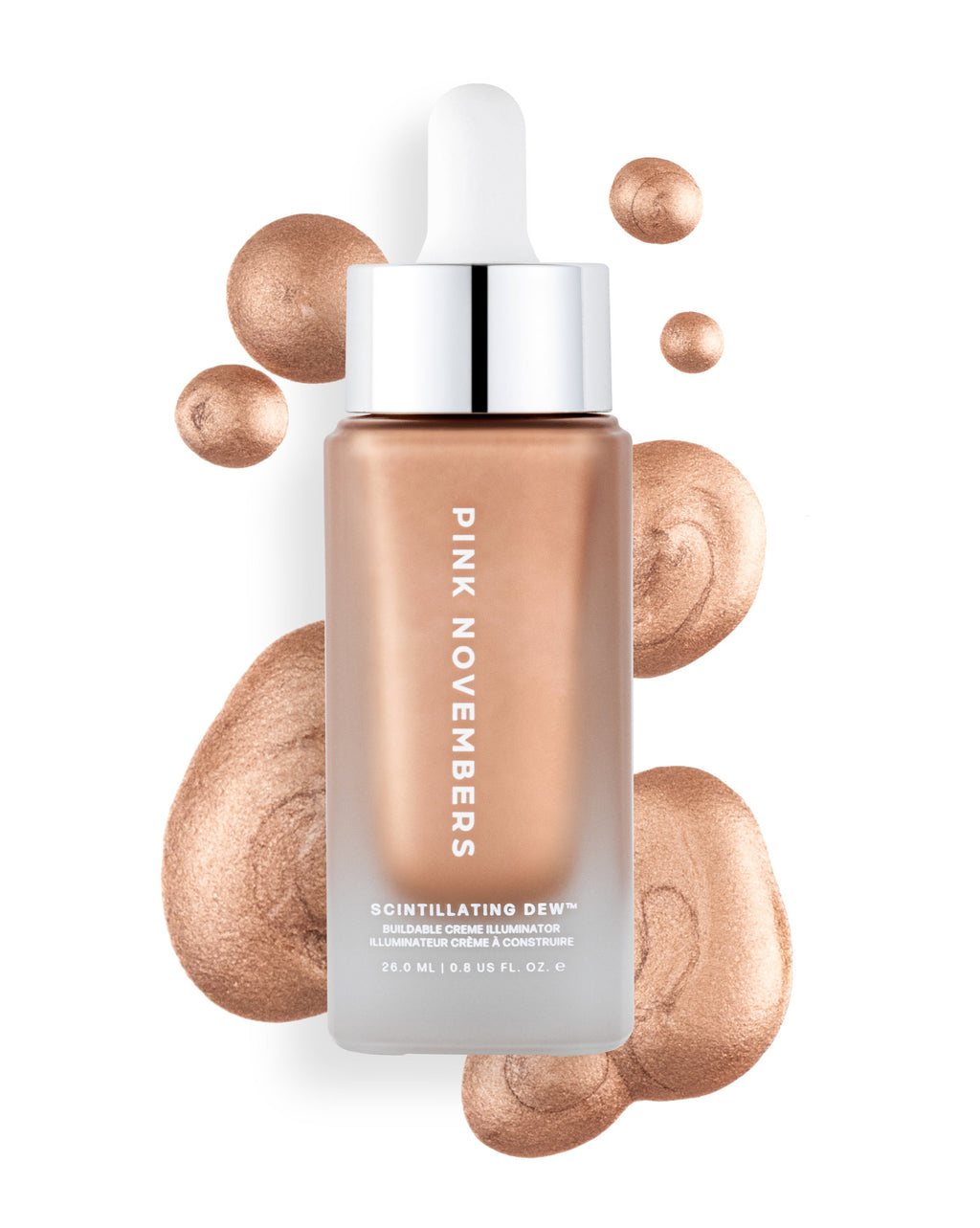 Liquid Highlighter Face & Body | Warm Bronze – Pink Novembers